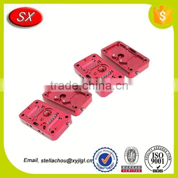 Custom Aluminum CNC Milling Black Anodized Cage Adapter Plate photo-6