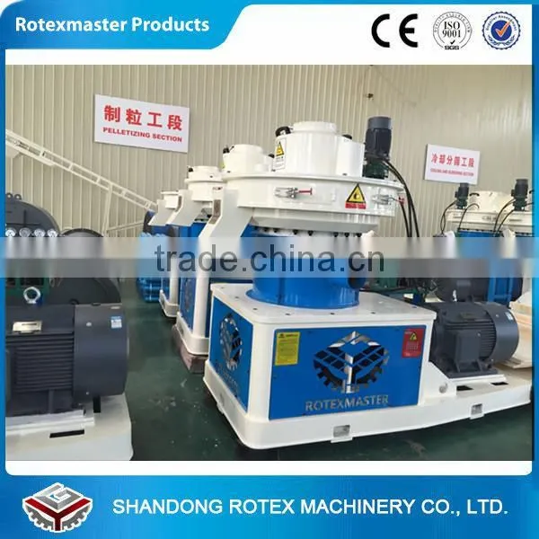 Vertical Ring Die 90kw Wood Pellets 70% Pine and 30% Beech Pellet Mill Machine For Biomass Fuel photo-2