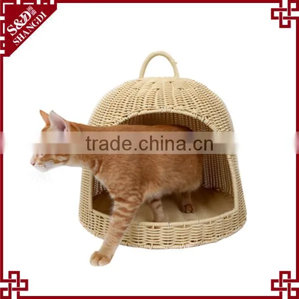 S&D Pet Accessories Handmade Lovely Sofa Shaped Rattan Dog Bed Pet Bed photo-5