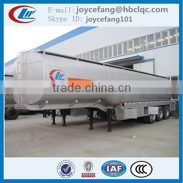 50cbm Aluminum Tank Semi-trailer Oil Tanker Trailer 50000 Liters Fuel Tank Semi Trailer photo-5