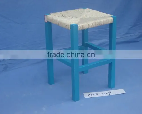 Kids Wood Straw Chair, Wooden Chair for Kids,Cute Children Chairs photo-5