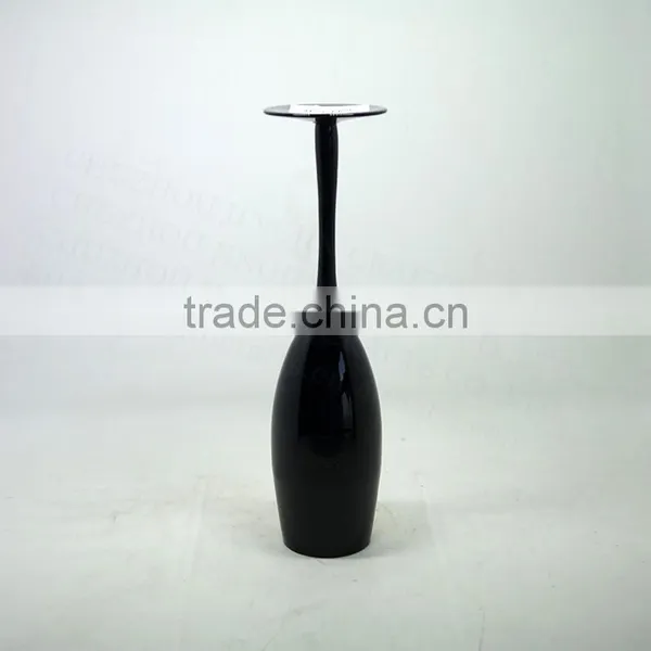 Solid Black Glass Wine Cup Champagne Flutes Party Cup for Home Wedding photo-3