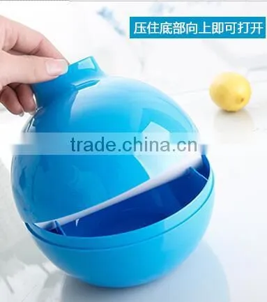CY054 Hot Sale Bomb Shape Tissue Box Plastic Round Tissue Holder Box photo-2