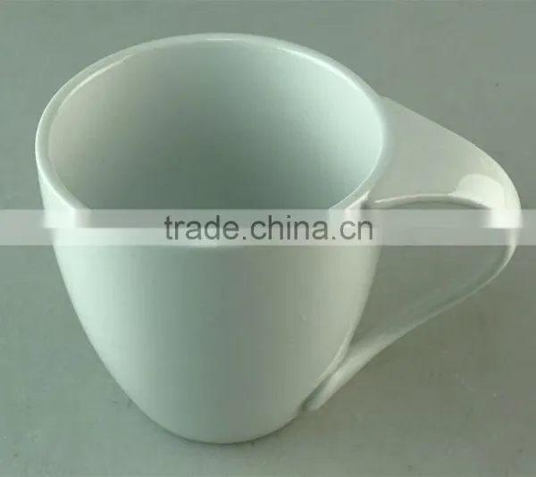 for 2016 White Ceramic 400ml Coffee Cup Porcelain Coffee Mug for Hotel Use photo-2