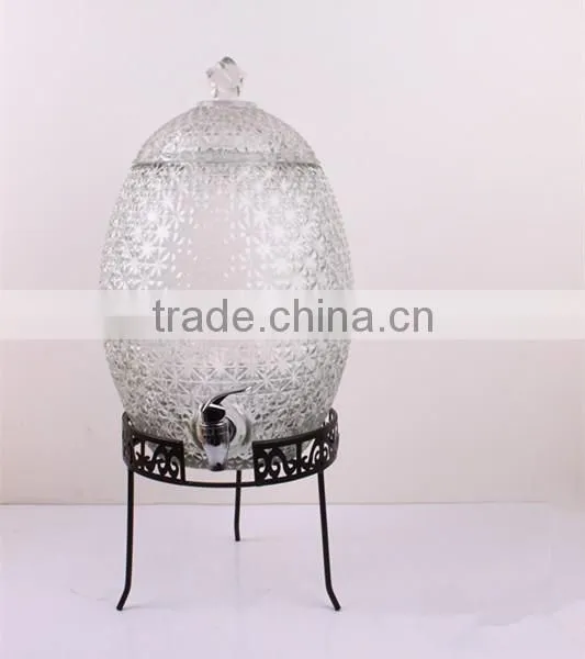 Large Glass Beverage Dispenser With Faucet photo-5