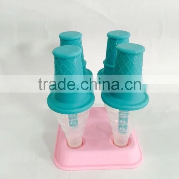 Set of 4pcs Ice Cream Popsicle Maker and Lolly Pop Molds photo-4