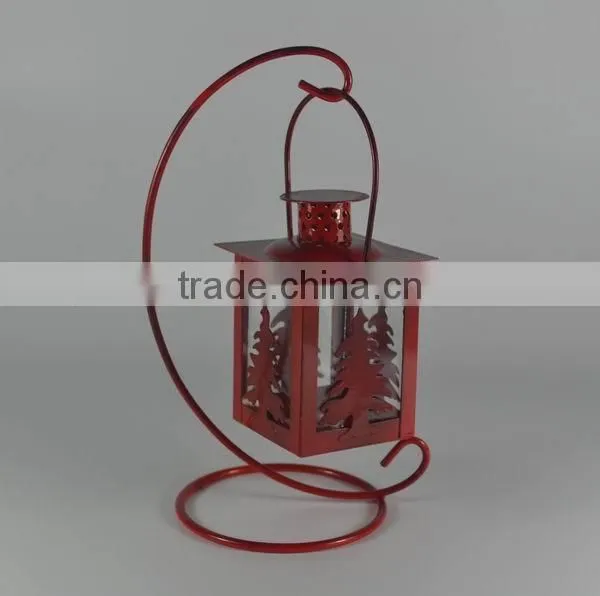 Metal Mini Lantern With Metal Stand photo-4