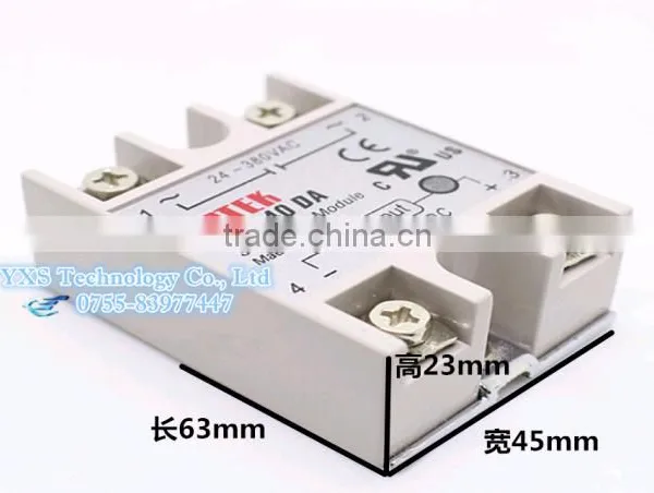 Solid State Relay SSR-40DA 40A /250V 3-32VDC Simplex Solid State Relay (DC Control AC) photo-2