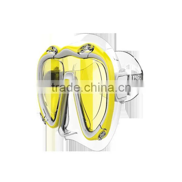 Hot Selling Customizable Tempered Glass Free Diving Mask photo-5