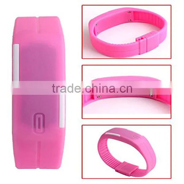 Cheap Fashion LED Lady Digital Watch Sport Plastic Watch Strap 2016 photo-6