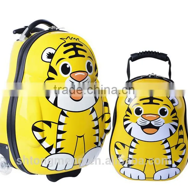 Kids Luggage Suitcase Carton Animals Trolley Case photo-5