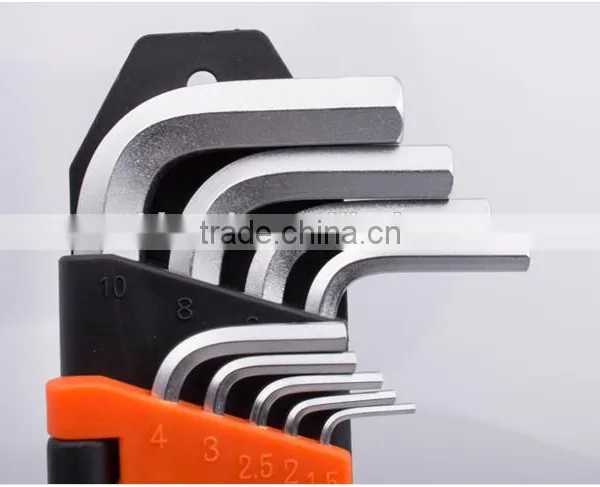 AK-0409 Chrome Steel Hex Key Set photo-5