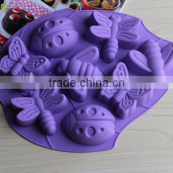 11022 Butterfly Bee Shape Silicone Chocolate Cake Molds Offered by Zibo Nicole Manufacture photo-3