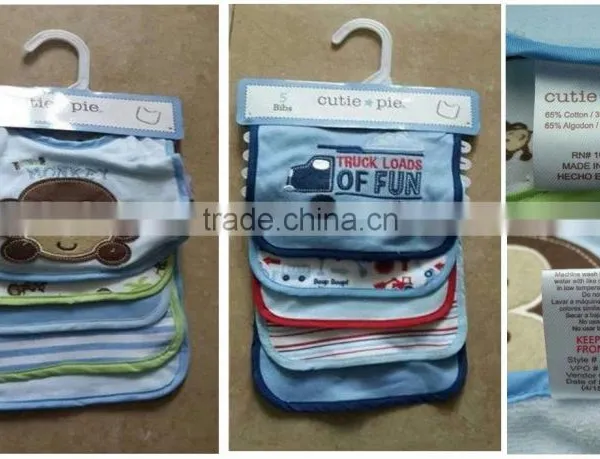 Set of 5pc Cute Bibs