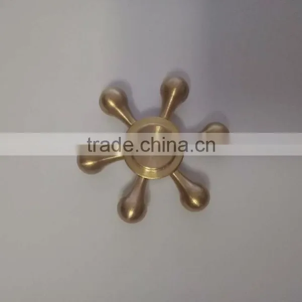 High Quality 6 Hands Gold Stable 4 Minutes Metal Copper Hand Spinner photo-4