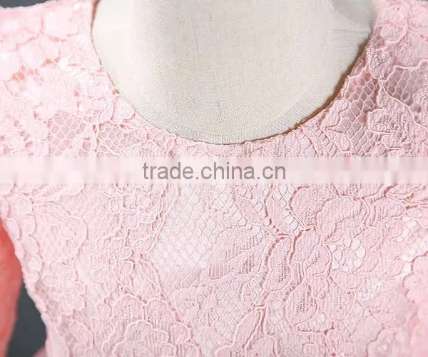New Design Baby Girl Baptism Christening Dress Lace Tutu 1 Year Girl Baby Birthday Dress Wedding Party Girls Autumn Dresses Kids photo-3