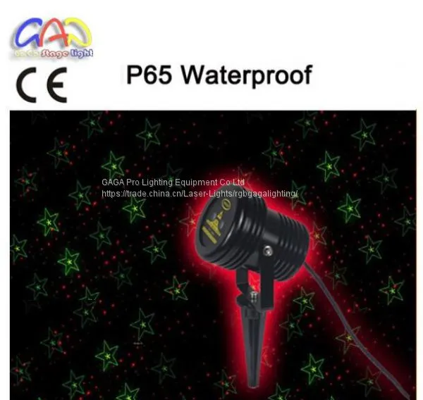 Xmas Laser Landscape Projector Red&Green Christmas Lawn Laser Projector photo-2