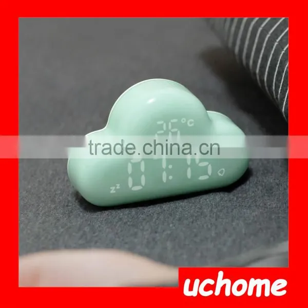 UCHOME Cloud Shape Alarm Clock/Desk Digital Jumbo LED Plastic Clock Vintage Table Plastic Alarm Clock photo-4