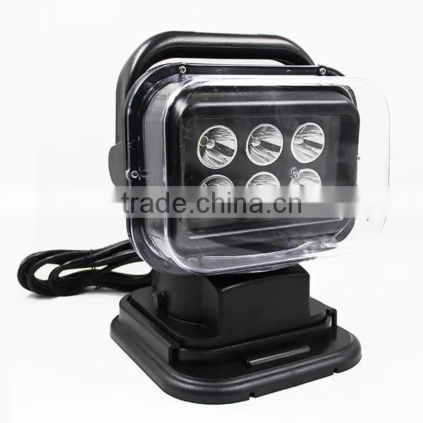 Waterproof Ip68 Powerful 30W12V 24V LED Marine Military Portable Remote Led Search Light photo-2