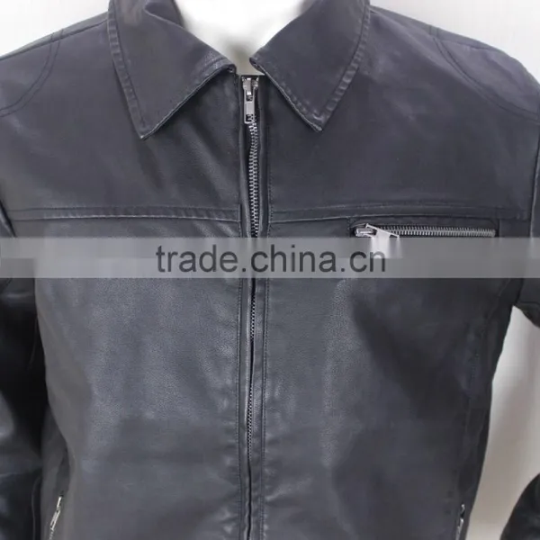 2015 Mens Fashion Leather Jacket Brands photo-3