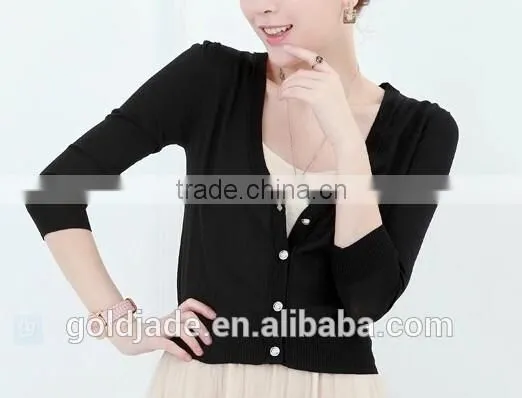 Hand Knitted Cardigan Sweater for Women ,summer Cardigan Knitted for Women Anti-uv,hand Knitted Cardigan for Women Wholesales photo-2