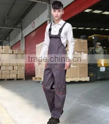 Bib Overalls / Auto Repair 4S Shop Men's Outdoor Welding Engineering Machinery Repair Uniforms / Siamese Protective Clothing photo-2