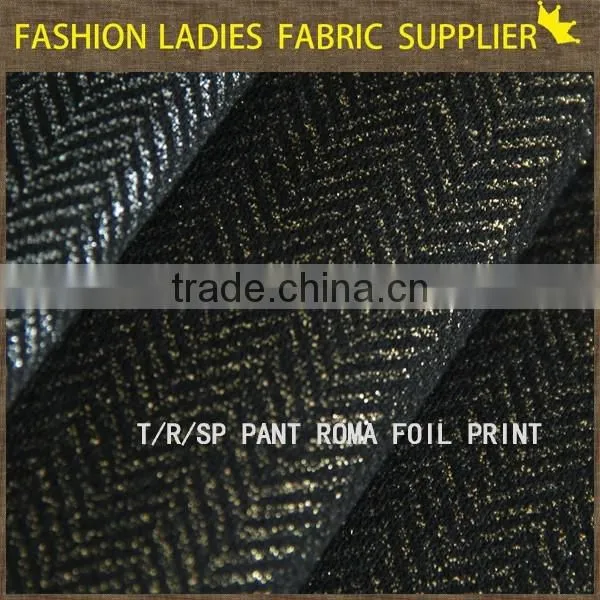 Latest Fashion Pants Foil Pante Roma for Trousers Wholesale Many Stocks Pante Roma Fabric photo-3