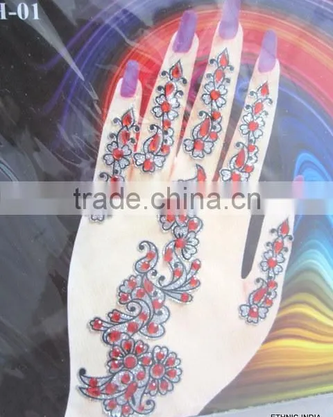 HAND Tattoos BINDI HENNA STICKER Wedding Favour Gift photo-6