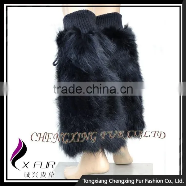 CX-A-29B Winter Genuine Raccoon Fur Leg Warmer Wholesale photo-2