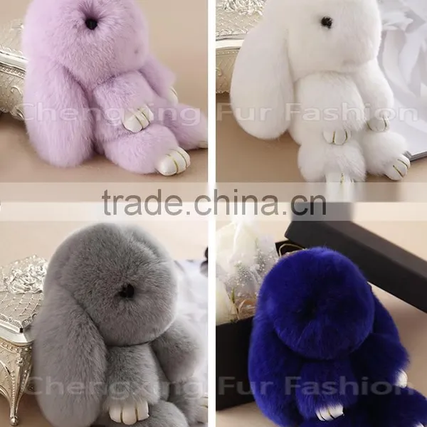 CX-R-10 High Quality Cute Rex Rabbit Fur Rabbit Soft Cartoon Toy Doll photo-2