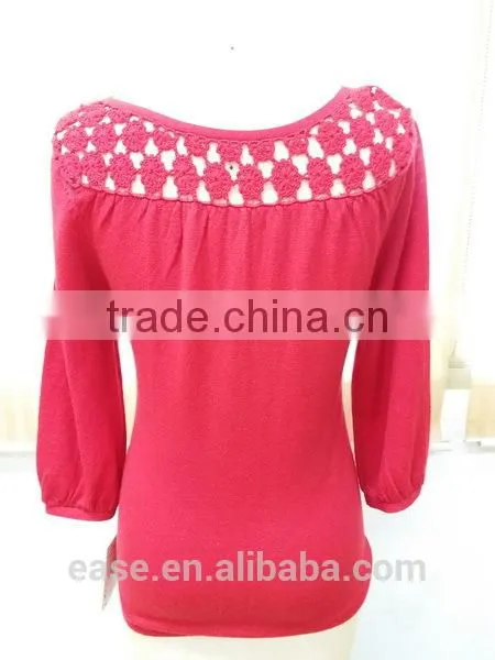 Top Quality Knit Factory Elegant China OEM Cashmere Sweater for Old Women photo-2