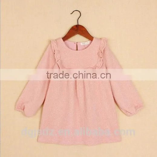 Children Frock for Autumn/winter Korean Style Girls Dress Cute Frocks for Baby Girl photo-2
