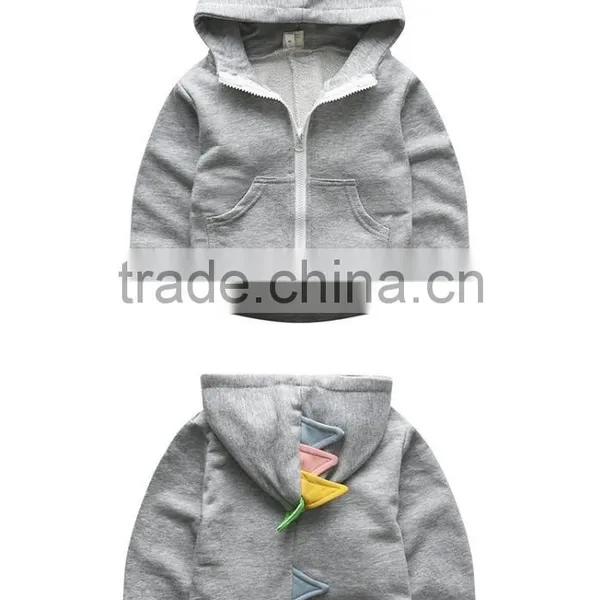 Latest Nice Design Children Knit Hoodies,custom Casual Kids Hoody Dress photo-3