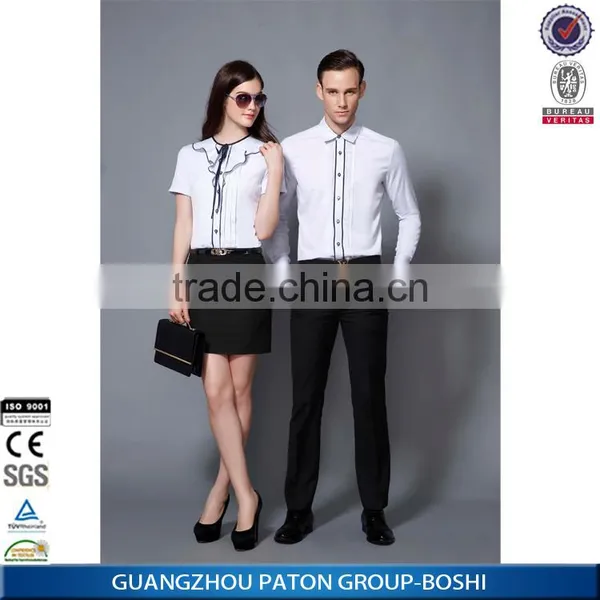 Boshi Factory Price 100% Cotton Ladies Office Shirt Women Shirt With OEM Service photo-4