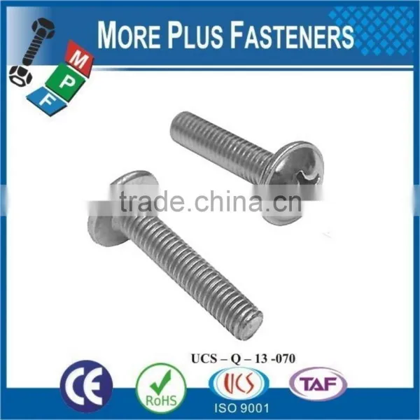 Made in Taiwan Metric Coarse Phillips Flange Pan Head Machine Screw DIN 967 photo-3