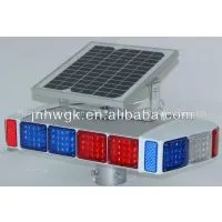 Solar Led Solar Powered Traffic Warning Lights