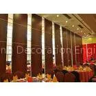 Demountable Partition Acoustic Wooden Plywood Partition Wall Wooden Surface
