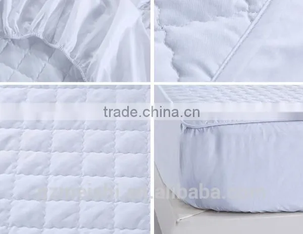 Chinese Supplier Crib Solid Color Waterproof Mattress Protector for Hotel/home photo-5