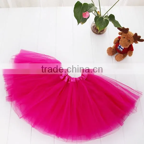 3 Layers Tulle Ballet Skirt Girl Tutu Skirt Professional Tutu