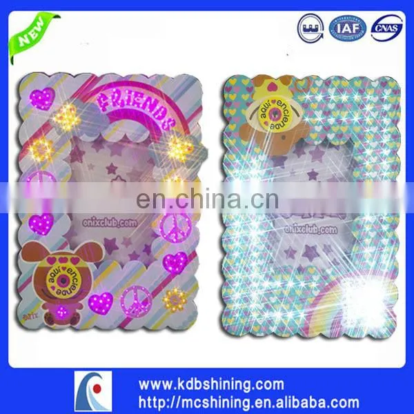 2017 HOT Square Paper /pvc Sheet Photo Frame With Led photo-4