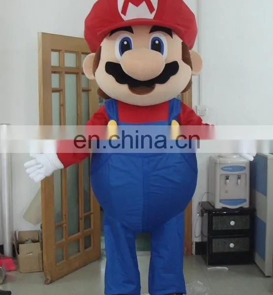 NO.4432 Luigi's Brother Mario Mascot Costume photo-4