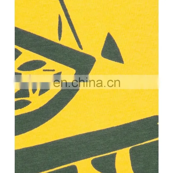 2015 New Arrival Wholesale Garments Customize Made Women Top Yellow Elegant Print Fashionable Hot T-shirt for Girls photo-6
