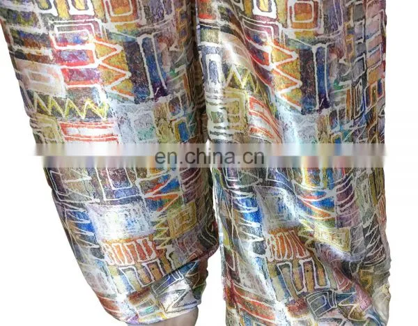 Digital Printed Beach Wear Palazzo Pants / Women's High Quality Satin Silk Trousers 2017 (beach Wear Palazzo Trousers Pant) photo-3