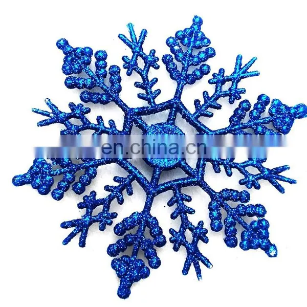 Dropshipping High Quality Creative 12 PCS Christmas Tree Snowflake Decorative Pendant Loose Powder photo-2