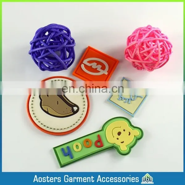 Lovely Rubber Label Children's Clothing Plastic Label Tag Rubber Brand Patch Label photo-6