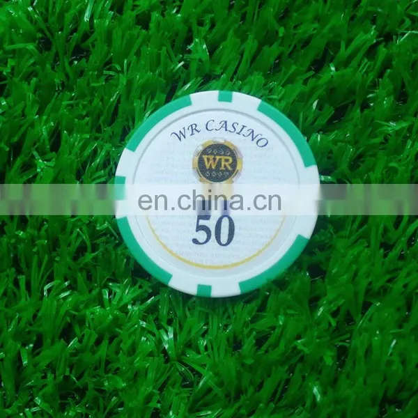 2016 ABS Cheap Plastic Poker Chips Custom Laser Sticker Poker Chips photo-2