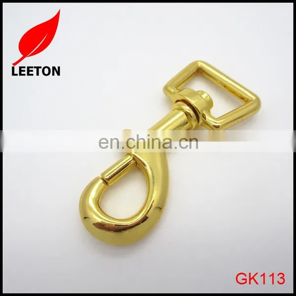 Factory Supply Shiny Gold 0.75inch Dog Leash Swivel Snap Hook photo-3