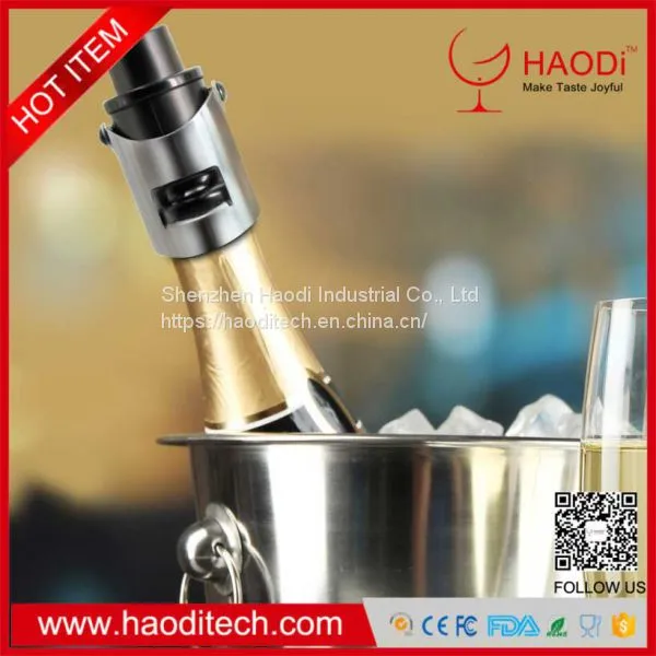 HD-JS0006 Bottle Sealer for Champagne Prosecco & Sparkling Wine With a Built-In Pressure Pump photo-5