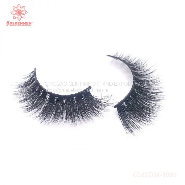 Black/Brown Color and Synthetic Hair Material 5D Faux Mink Eyelashes