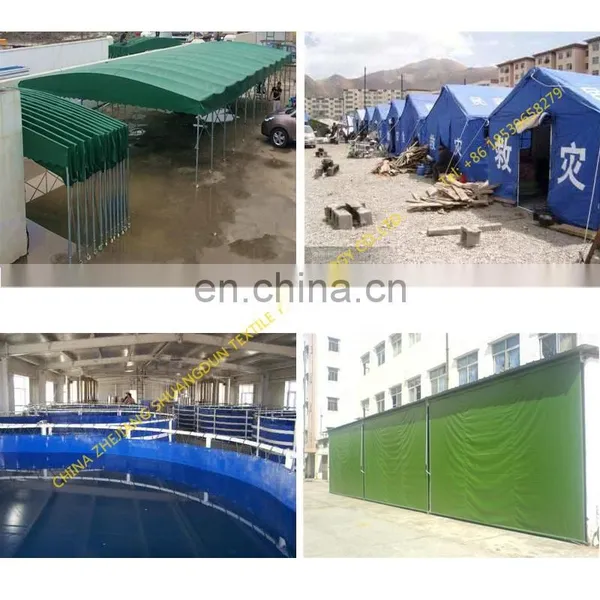 Cargo Car Cover Logistics Car Tarpaulin Green Waterproof Cloth Blue Cover Tarpaulin photo-5